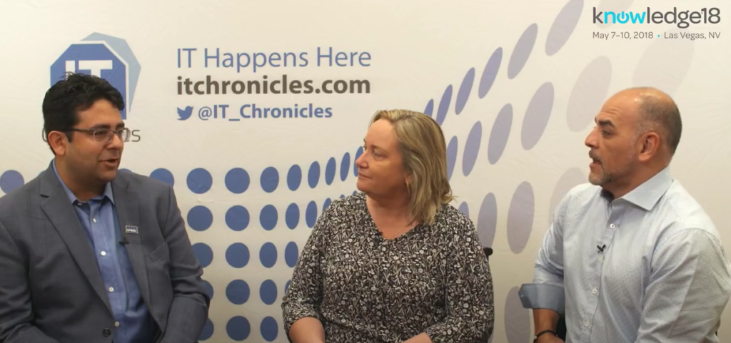 Saurabh, Kristie and Carlos in the interview